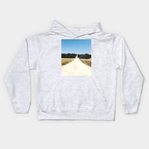 Heading down a white dusty road... Kids Hoodie by lyricalshirts